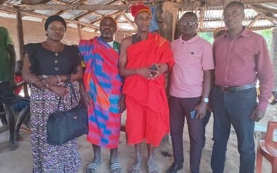 Visita do Presidente do SNPC à Região de Biombo